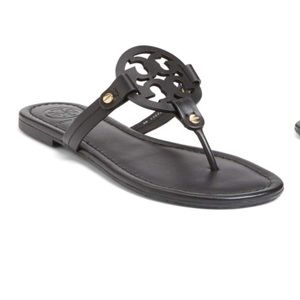Tory Burch black sandals “Miller flip flop”